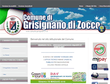 Tablet Screenshot of comune.grisignano.vi.it